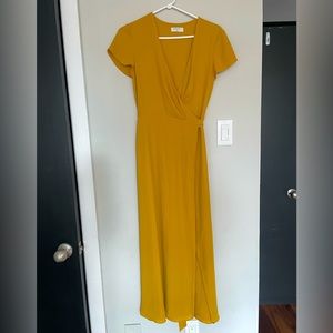 Babaton Maxi Wrap Dress